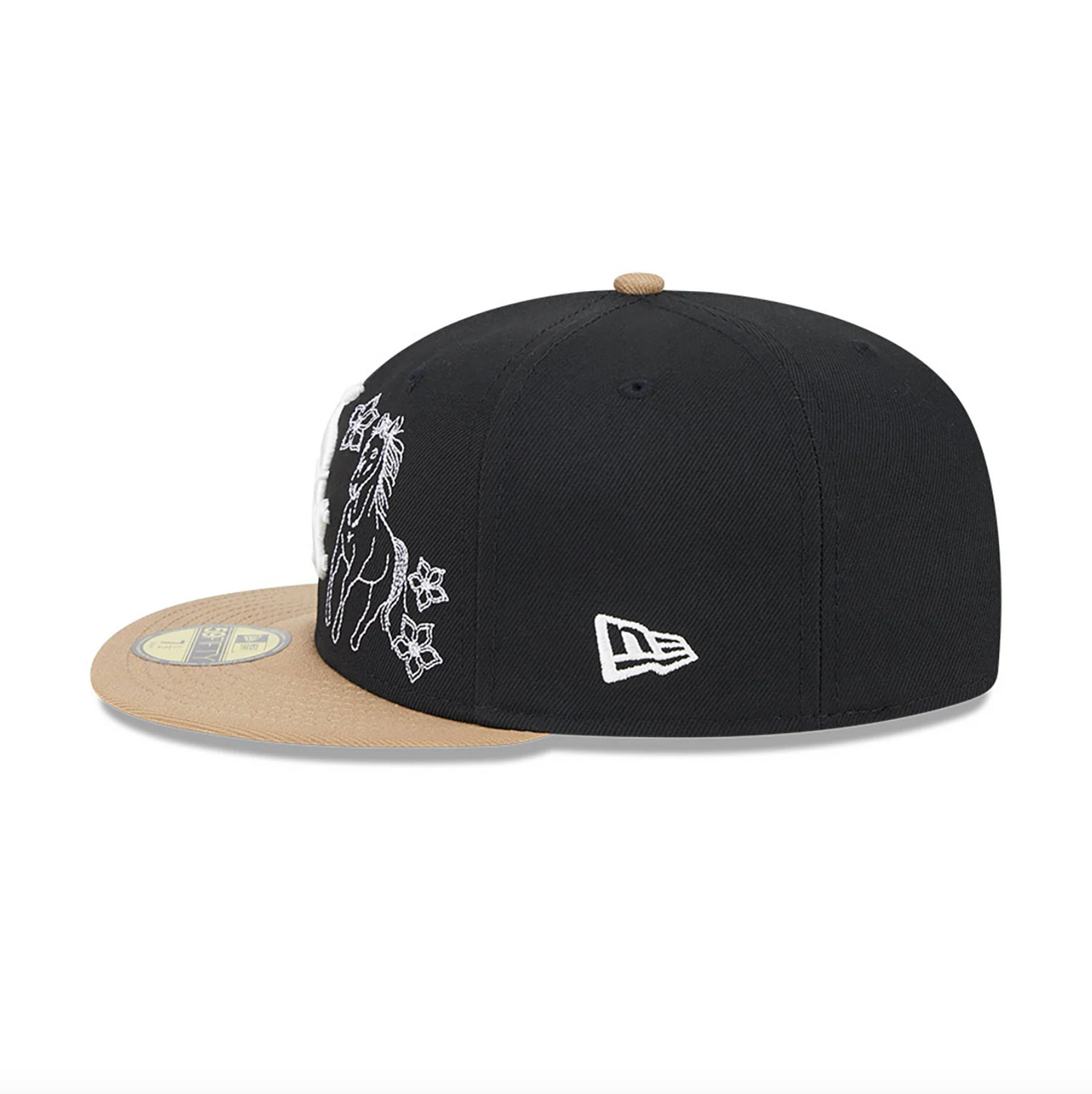 New Era - 59Fifty Fitted - Chicago White Sox - Western Khaki - Black - Headz Up 