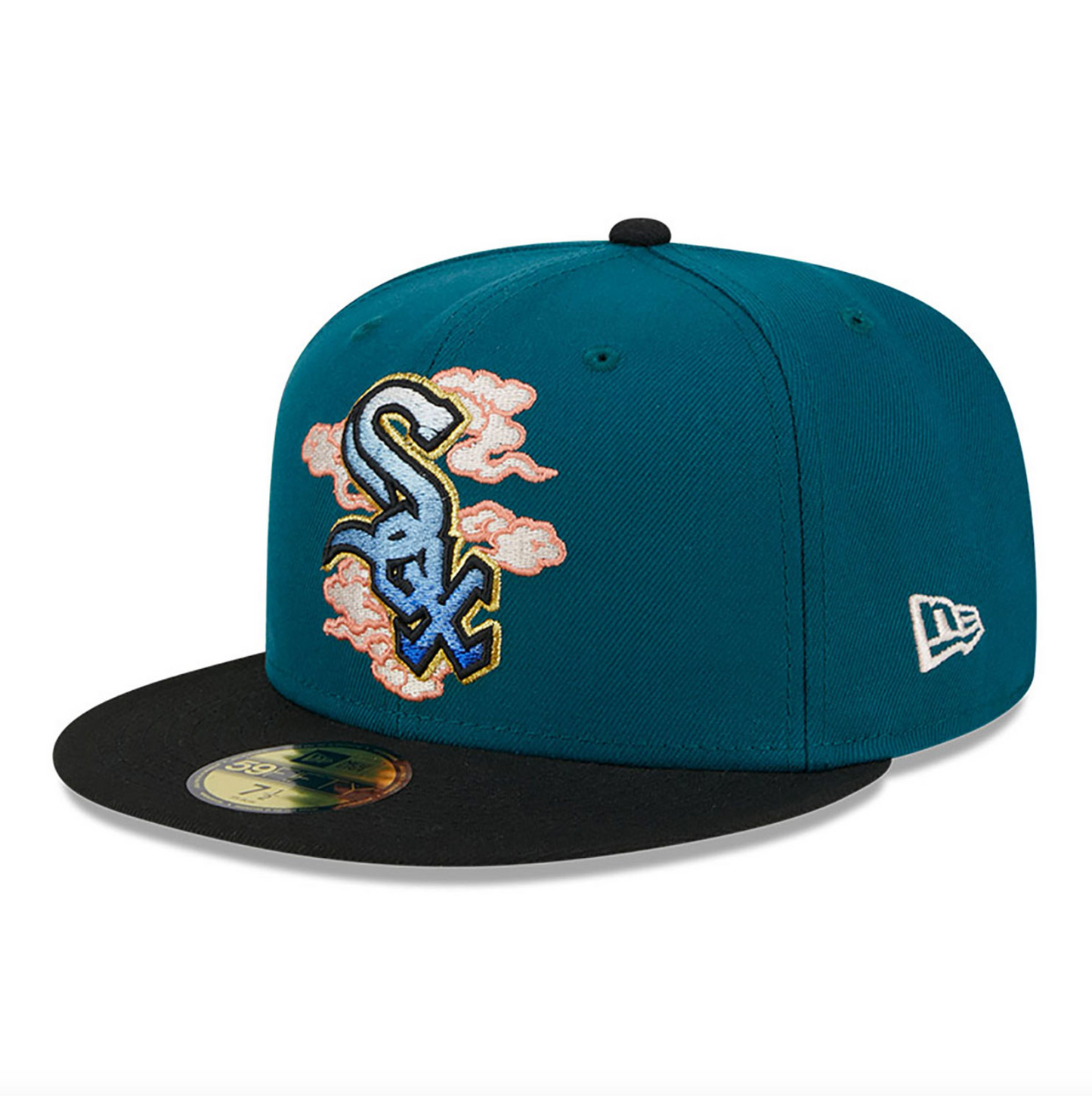 New Era - Chicago White Sox CLOUD SPIRAL - Dark Green - Headz Up 