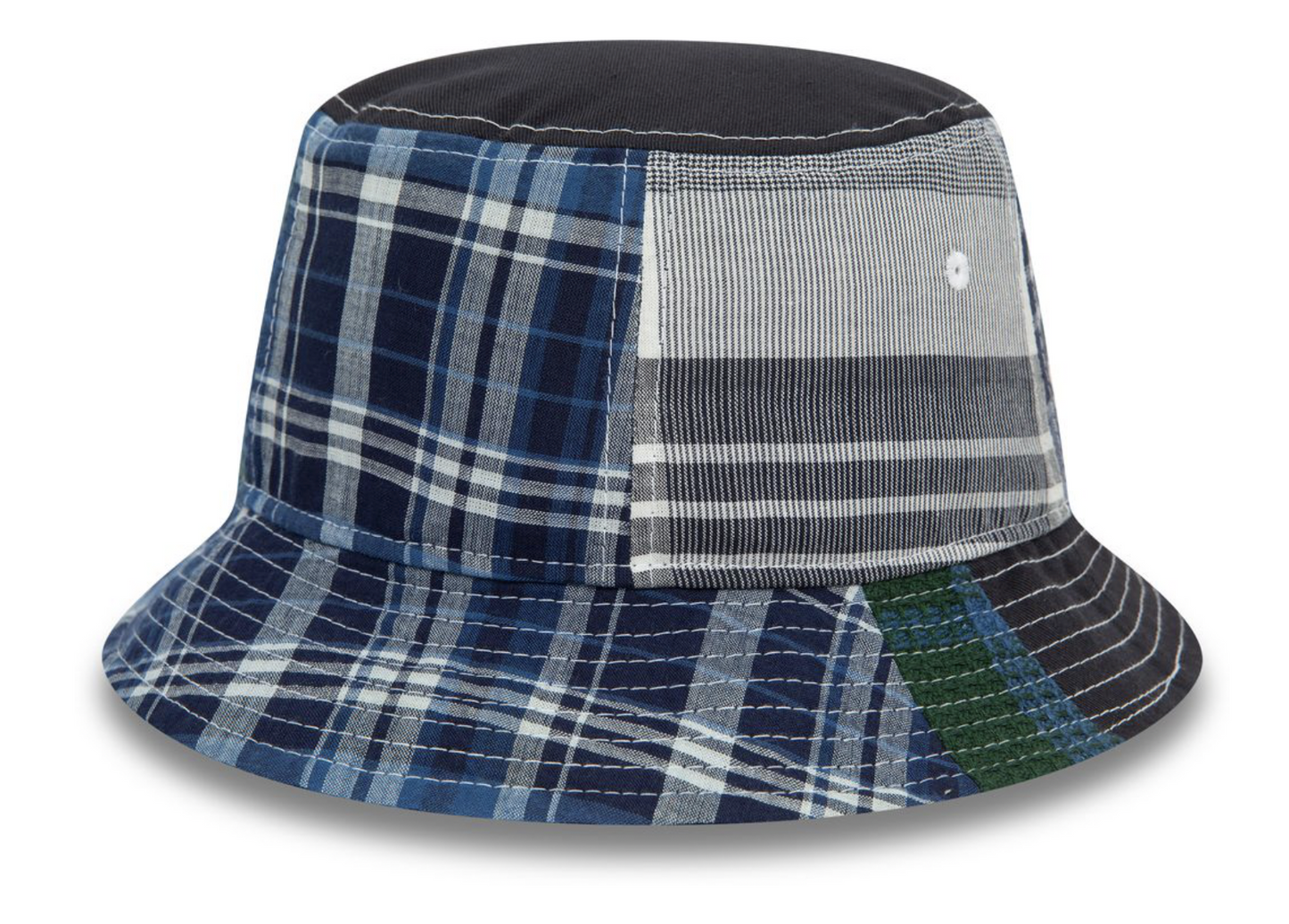 New Era - MADRAS Bucket Hat - Dark Blue - Headz Up 