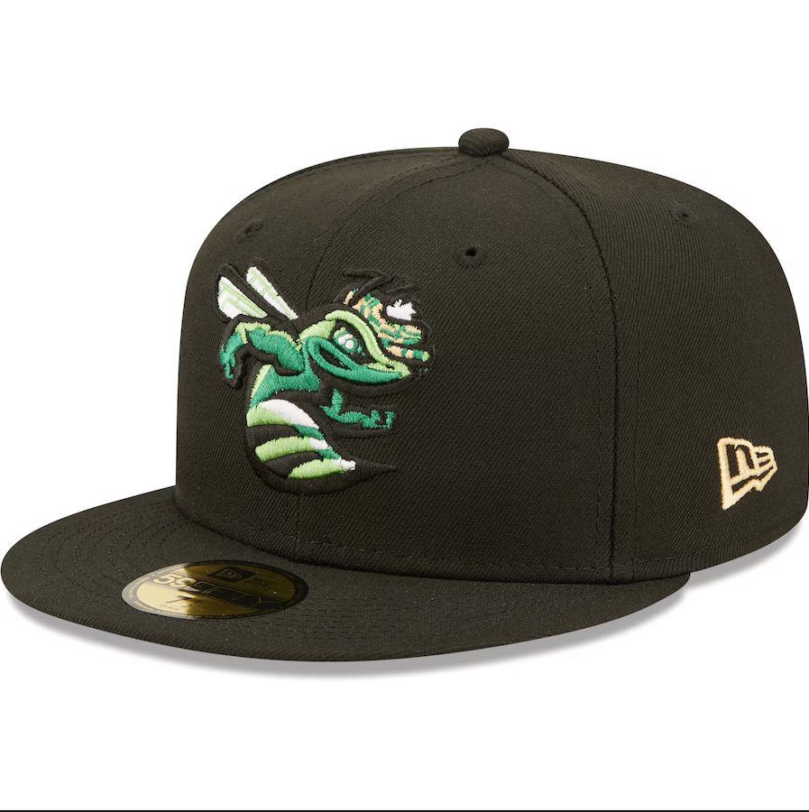 New Era - 59fifty Fitted - MiLB - AC Perf - Augusta Green Jackets - Black - Headz Up 