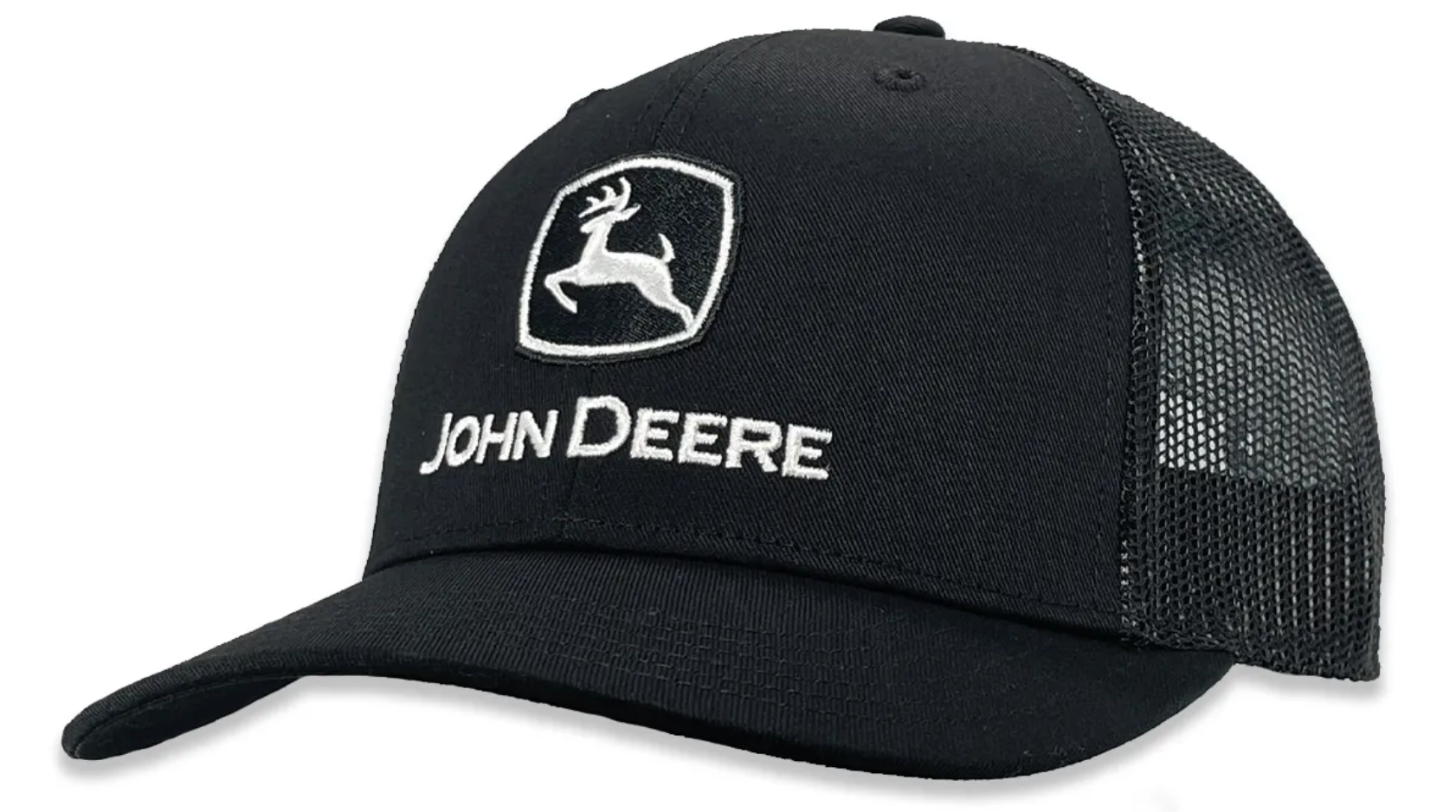 John Deere - Current JD TM Embroidery - Black - Headz Up 