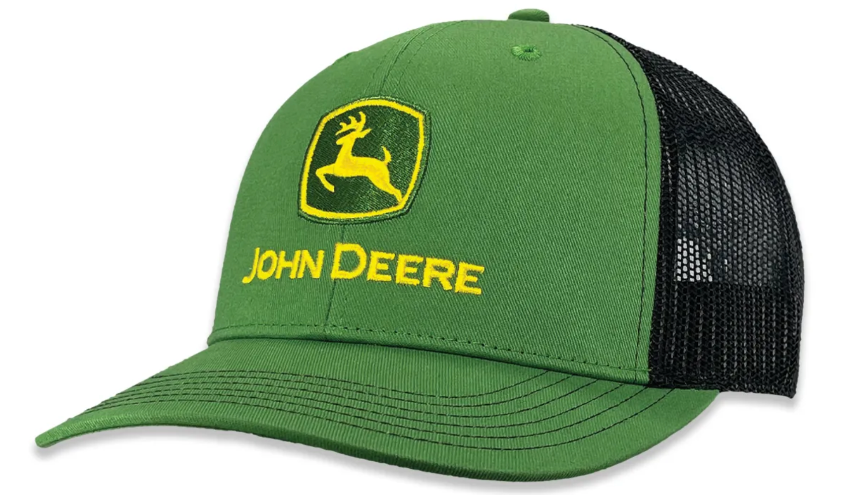 John Deere - Current JD TM Embroidery - Black/Green - Headz Up 