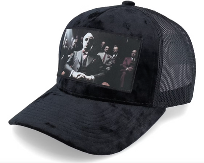 Calza Pennello - Mob Boss - Velvet Black A-frame Trucker