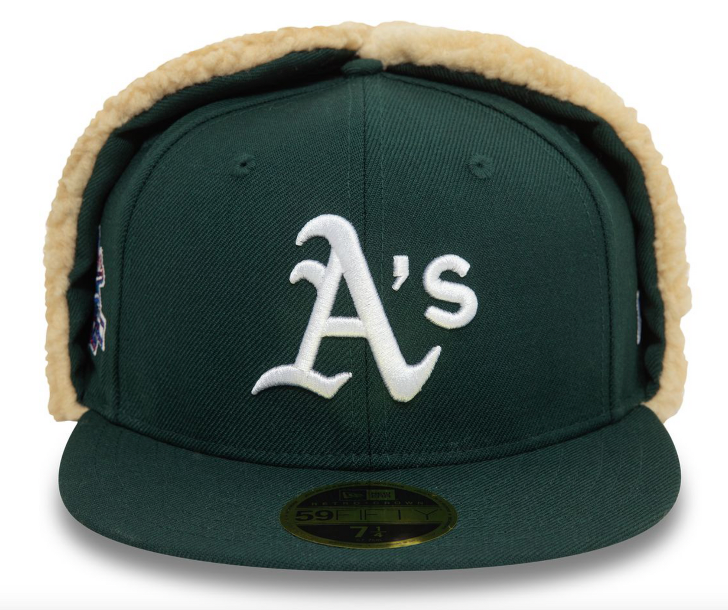 New Era - 59FIFTY Fitted Cap - DOGEAR - Oakland Athletics - Dark Green