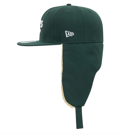 New Era - 59FIFTY Fitted Cap - DOGEAR - Oakland Athletics - Dark Green