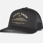 Salty Crew - Wahoo Stamp - Retro Trucker Cap - Charcoal - Headz Up 