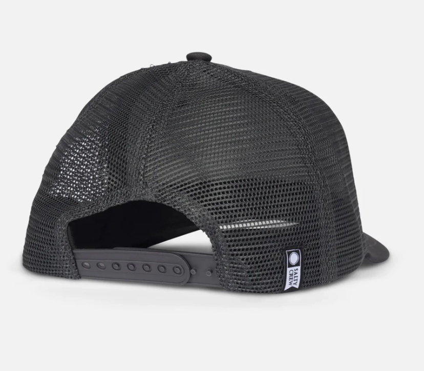 Salty Crew - Wahoo Stamp - Retro Trucker Cap - Charcoal - Headz Up 