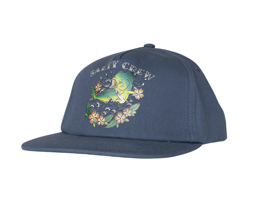 Salty Crew - Hopper - 5-Panel Snapback - Slate - Headz Up 