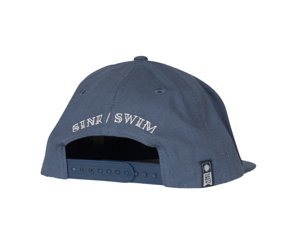 Salty Crew - Hopper - 5-Panel Snapback - Slate - Headz Up 