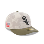 New Era - 59FIFTY Fitted Cap - Chicago White Sox - Armed Forces (2025) - Stone/Olive - Headz Up 