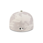 New Era - 59FIFTY Fitted Cap - Chicago White Sox - Armed Forces (2025) - Stone/Olive - Headz Up 