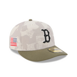 New Era - 59FIFTY Fitted Cap - Boston Red Sox - Armed Forces (2025) - Stone/Olive - Headz Up 