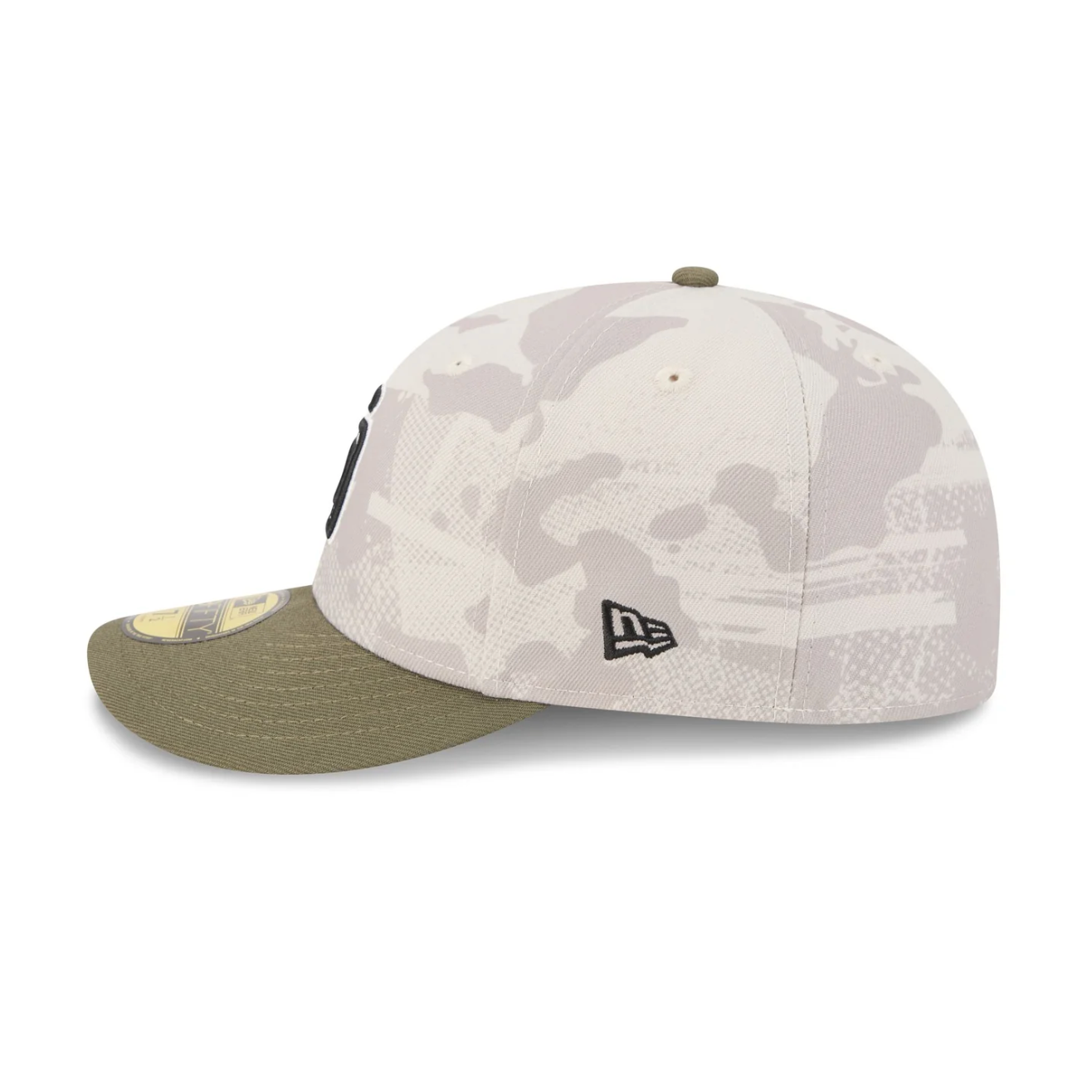 New Era - 59FIFTY Fitted Cap - San Diego Padres - Armed Forces (2025) - Stone/Olive - Headz Up 