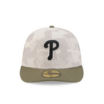 New Era - 59FIFTY Fitted Cap - Philadelphia Phillies - Armed Forces (2025) - Stone/Olive - Headz Up 