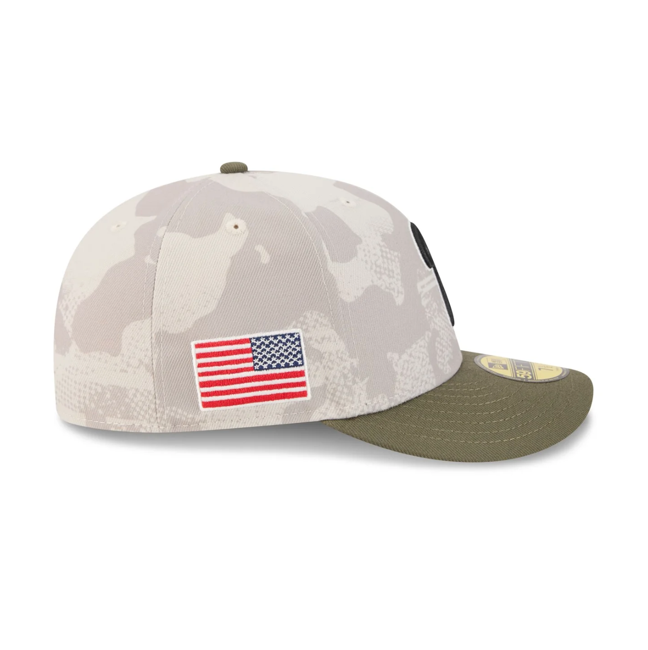 New Era - 59FIFTY Fitted Cap - Philadelphia Phillies - Armed Forces (2025) - Stone/Olive - Headz Up 