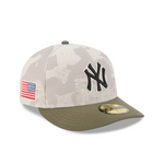 New Era - 59FIFTY Fitted Cap - New York Yankees - Armed Forces (2025) - Stone/Olive - Headz Up 