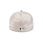 New Era - 59FIFTY Fitted Cap - Los Angeles Dodgers - Armed Forces (2025) - Stone/Olive - Headz Up 