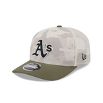 New Era - 9SEVENTY Stretch Fit - Oakland Athletics - Armed Forces (2025) - Stone/Olive - Headz Up 