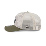 New Era - 9SEVENTY Stretch Fit - Oakland Athletics - Armed Forces (2025) - Stone/Olive - Headz Up 