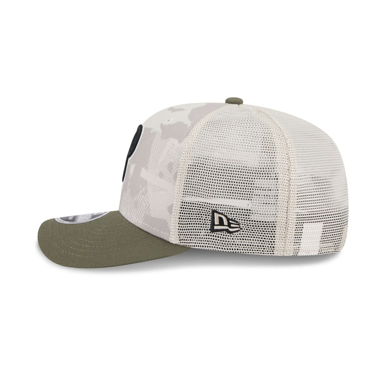 New Era - 9SEVENTY Stretch Fit - Philadelphia Phillies - Armed Forces (2025) - Stone/Olive - Headz Up 