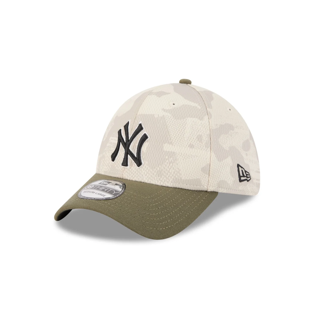 New Era - 39THIRTY - New York Yankees - Armed Forces (2025) - Stone/Olive - Headz Up 