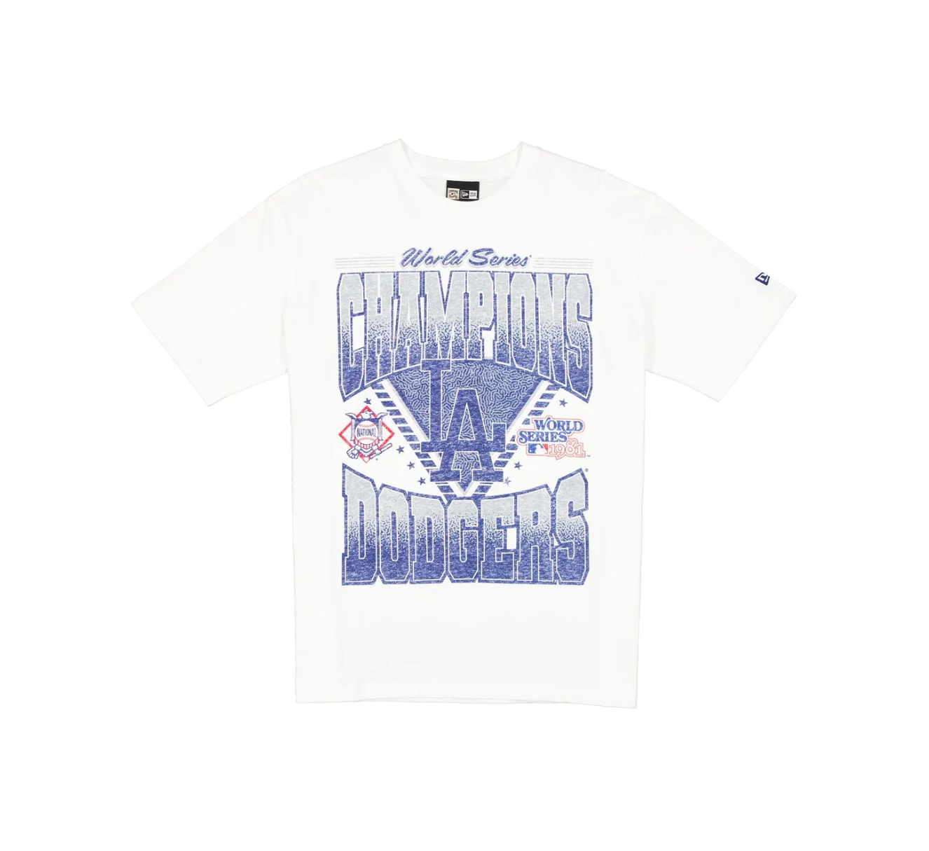 New Era - Sport Classics Washed Optic White T-Shirt - Los Angeles Dodgers - Headz Up 
