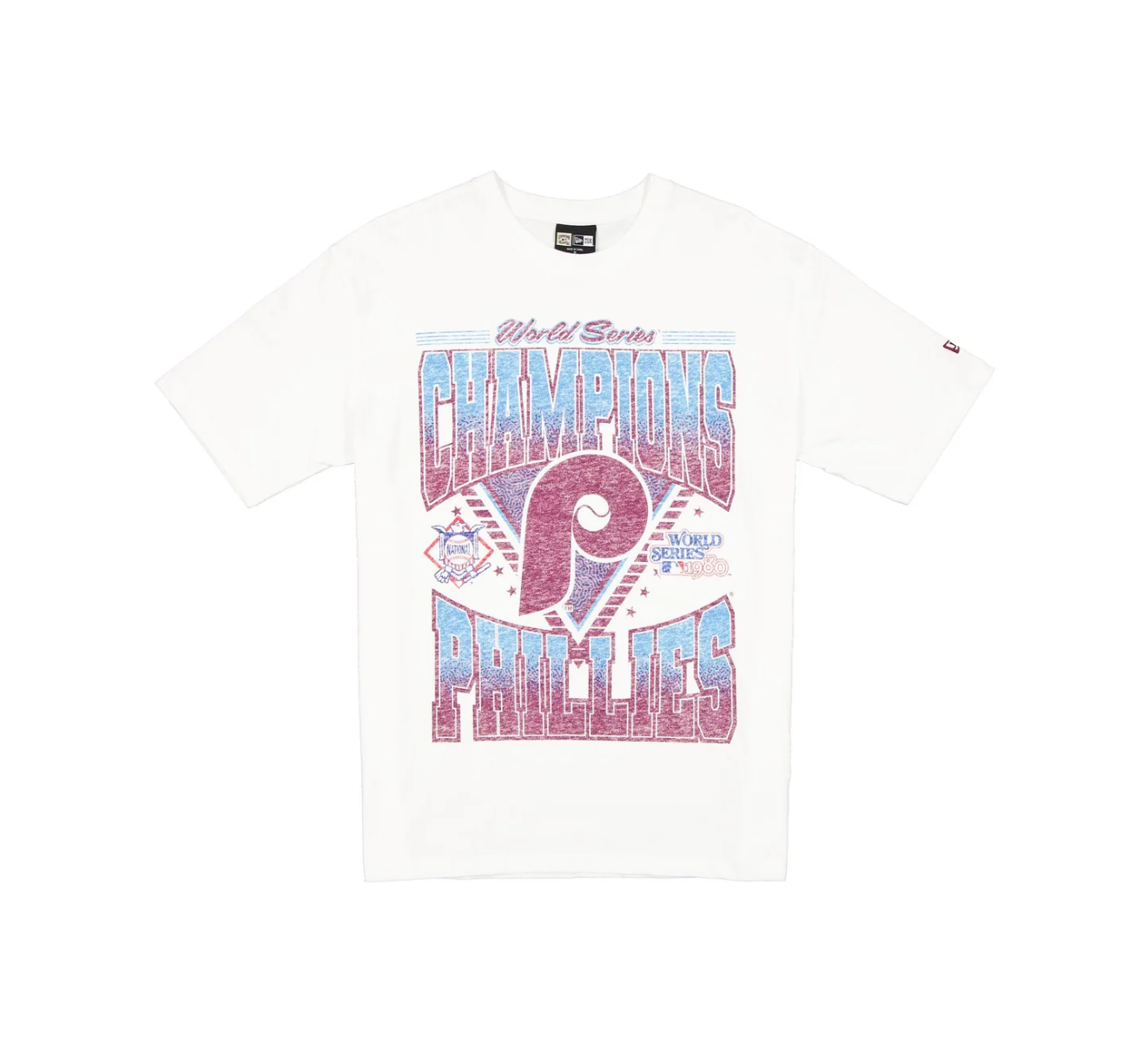 New Era - Sport Classics Washed Optic White T-Shirt - Philadelphia Phillies - Headz Up 