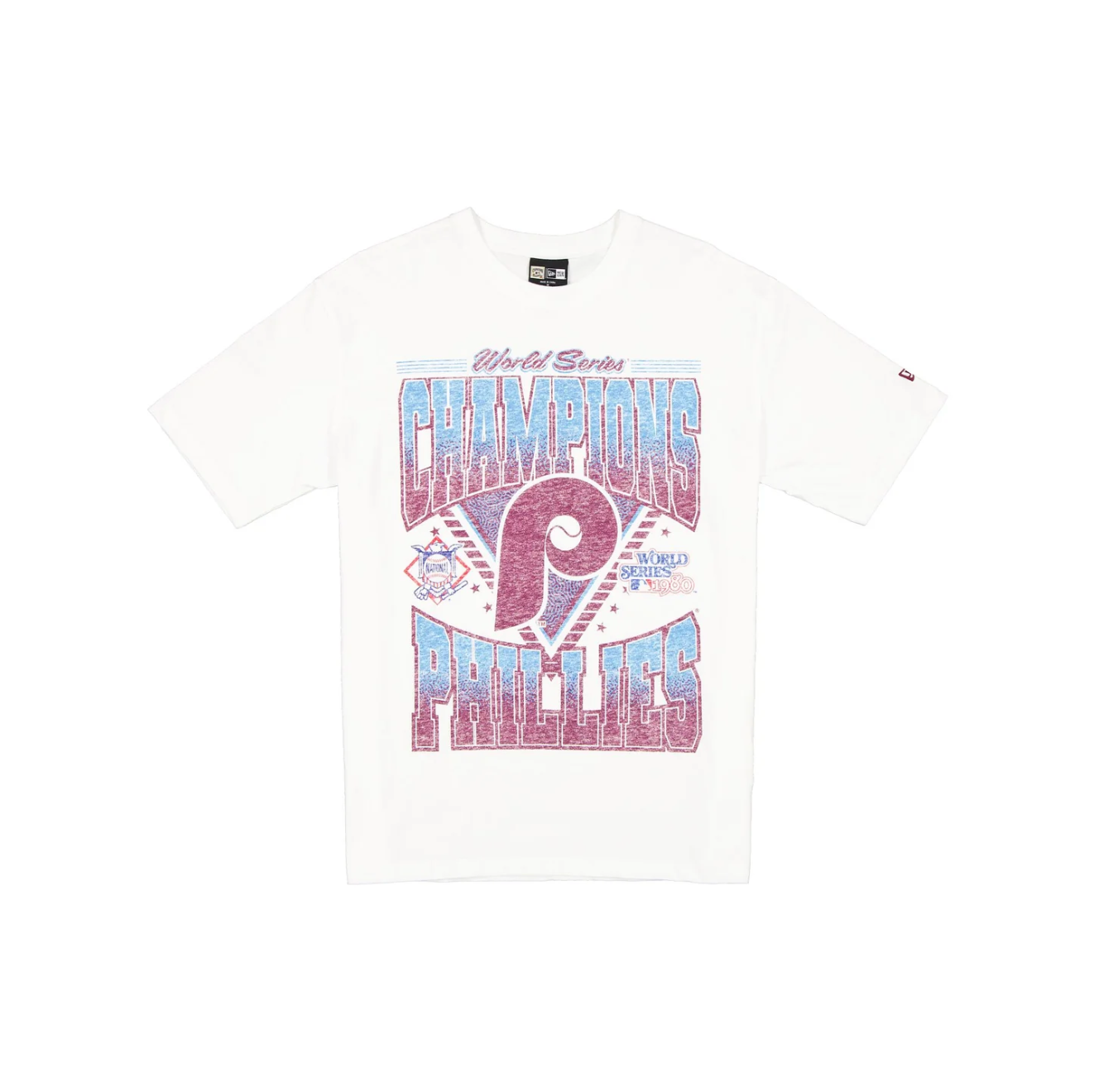 New Era - Sport Classics Washed Optic White T-Shirt - Philadelphia Phillies - Headz Up 