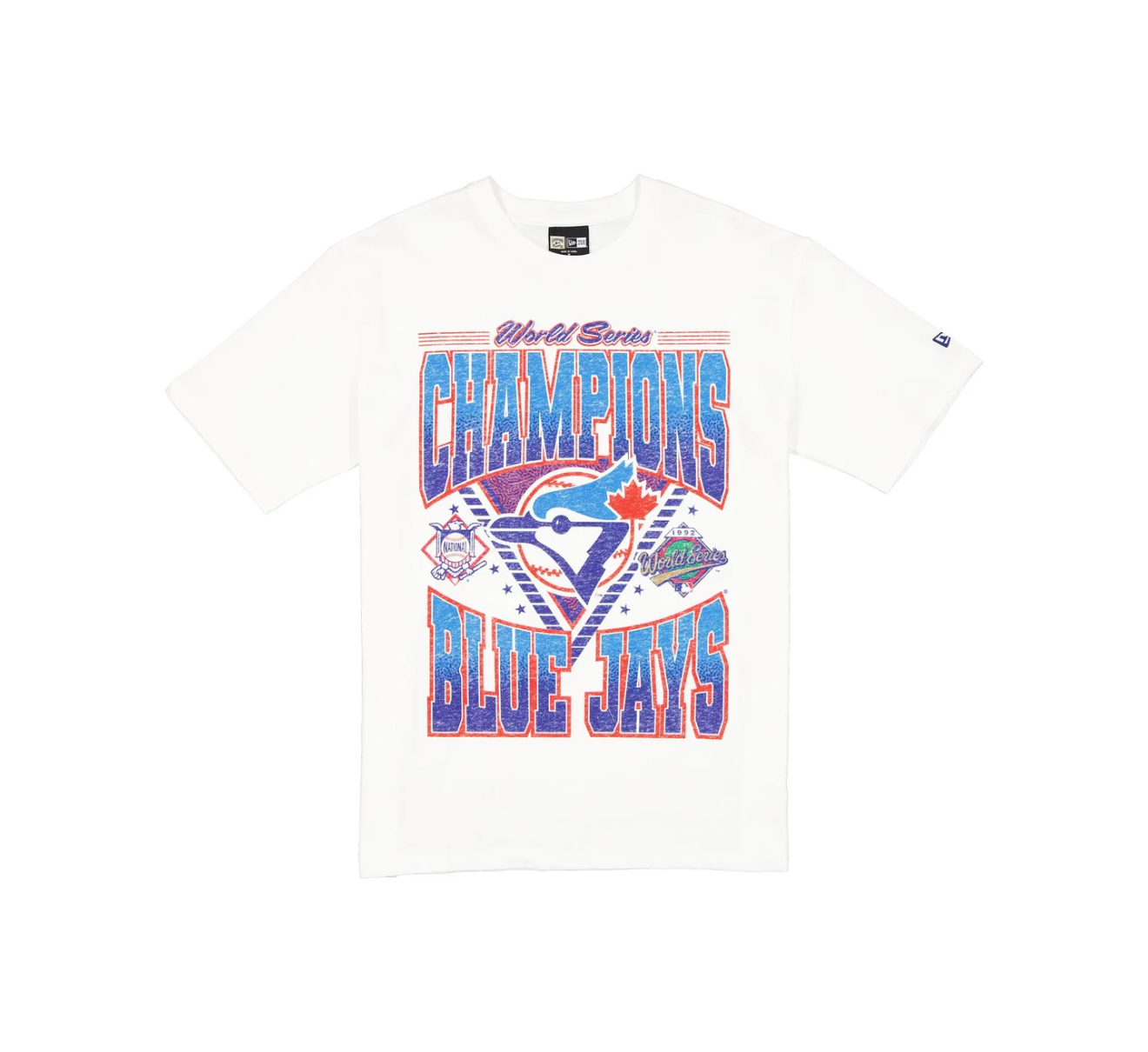 New Era - Sport Classics Washed Optic White T-Shirt - Toronto Blue Jays - Headz Up 