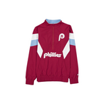 New Era - Sport Classics Quarter Zip - Philadelphia Phillies - Dark Red - Headz Up 