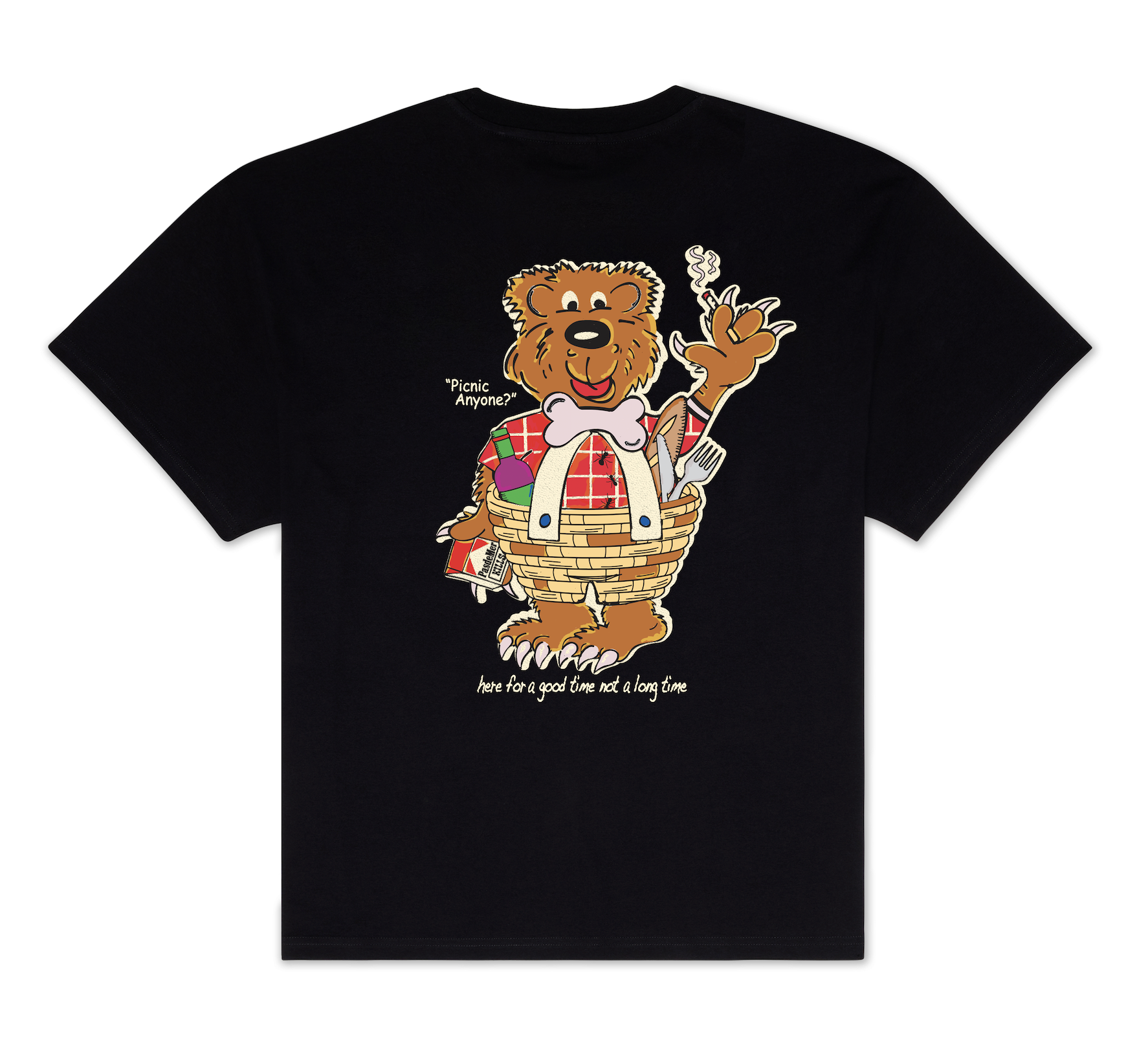 PAS DE MER - Not Long Time - T-Shirt -  Black - Headz Up 