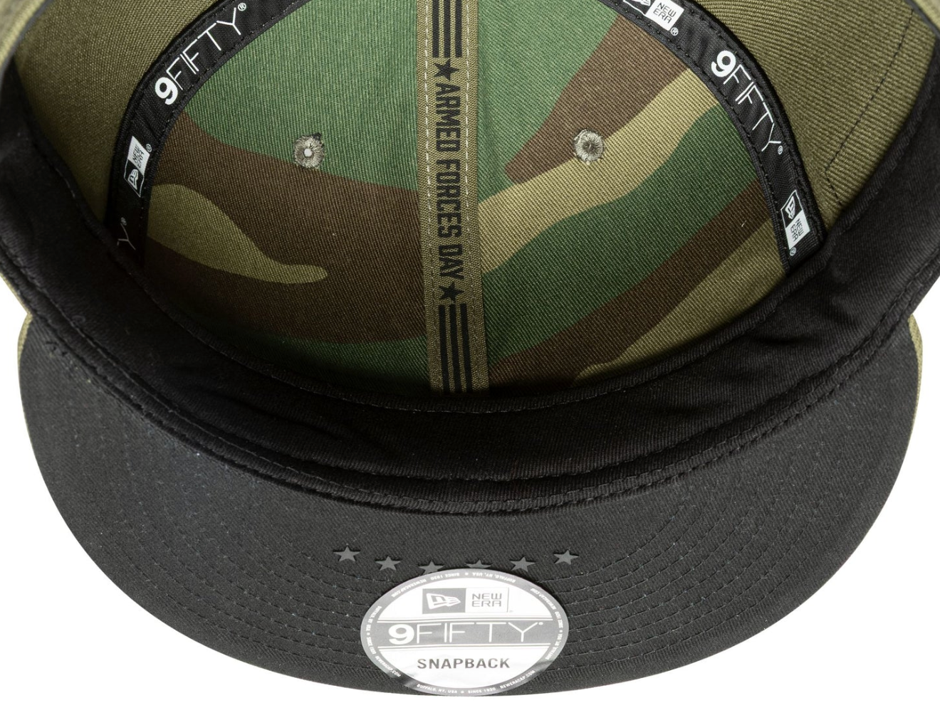 New Era - Detroit Tigers - 9FIFTY Snapback - ARMED FORCES - Olive - Headz Up 