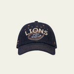 LES DEUX LD X NFL broderet cap i mørk denimblå med justerbar lukning