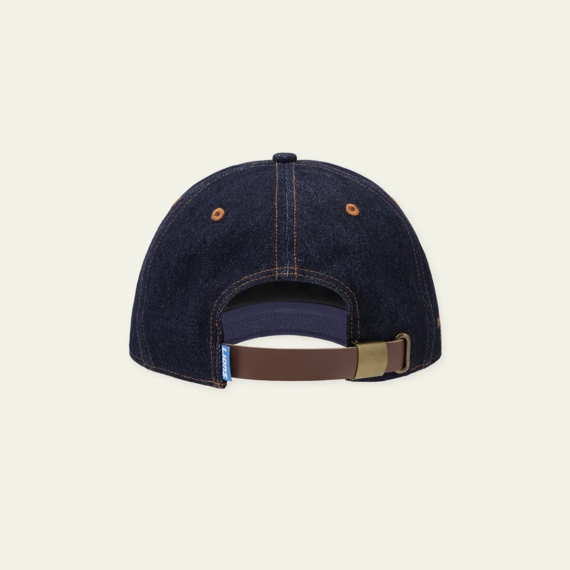 LES DEUX LD X NFL EMB Clean Up cap i mørk denimblå med broderet logo