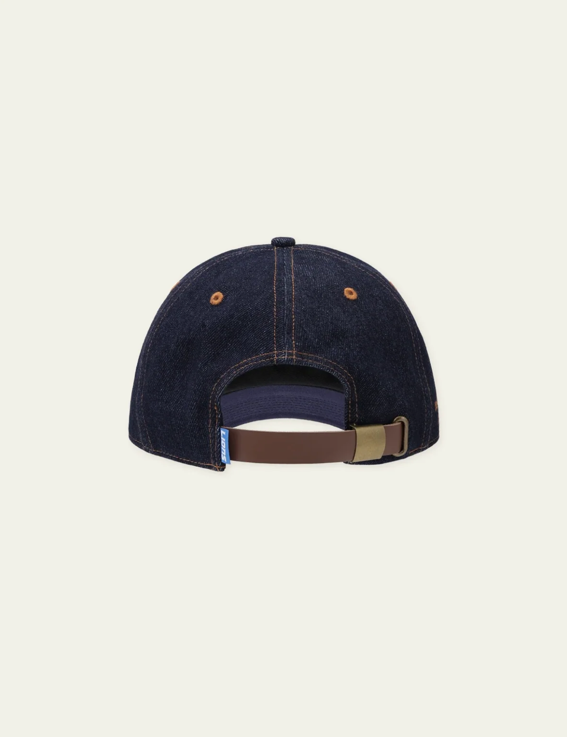 LES DEUX LD X NFL EMB Clean Up cap i mørk denimblå med broderet logo
