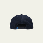 LES DEUX LD X NFL Side Hit denim-panelkasket i mørk marineblå med sidelogo
