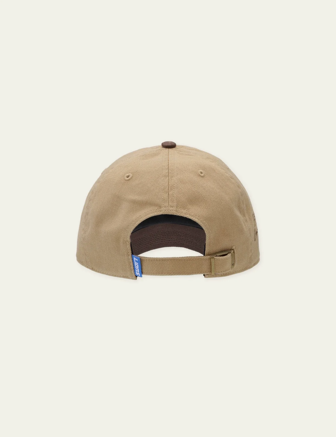 LES DEUX LD X NFL Suede Contrast Visor kasket i sandfarve med kontrastfarvet skygge