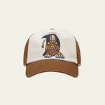 LES DEUX LD X NFL Contrast Pinch Front Cap i brun set forfra