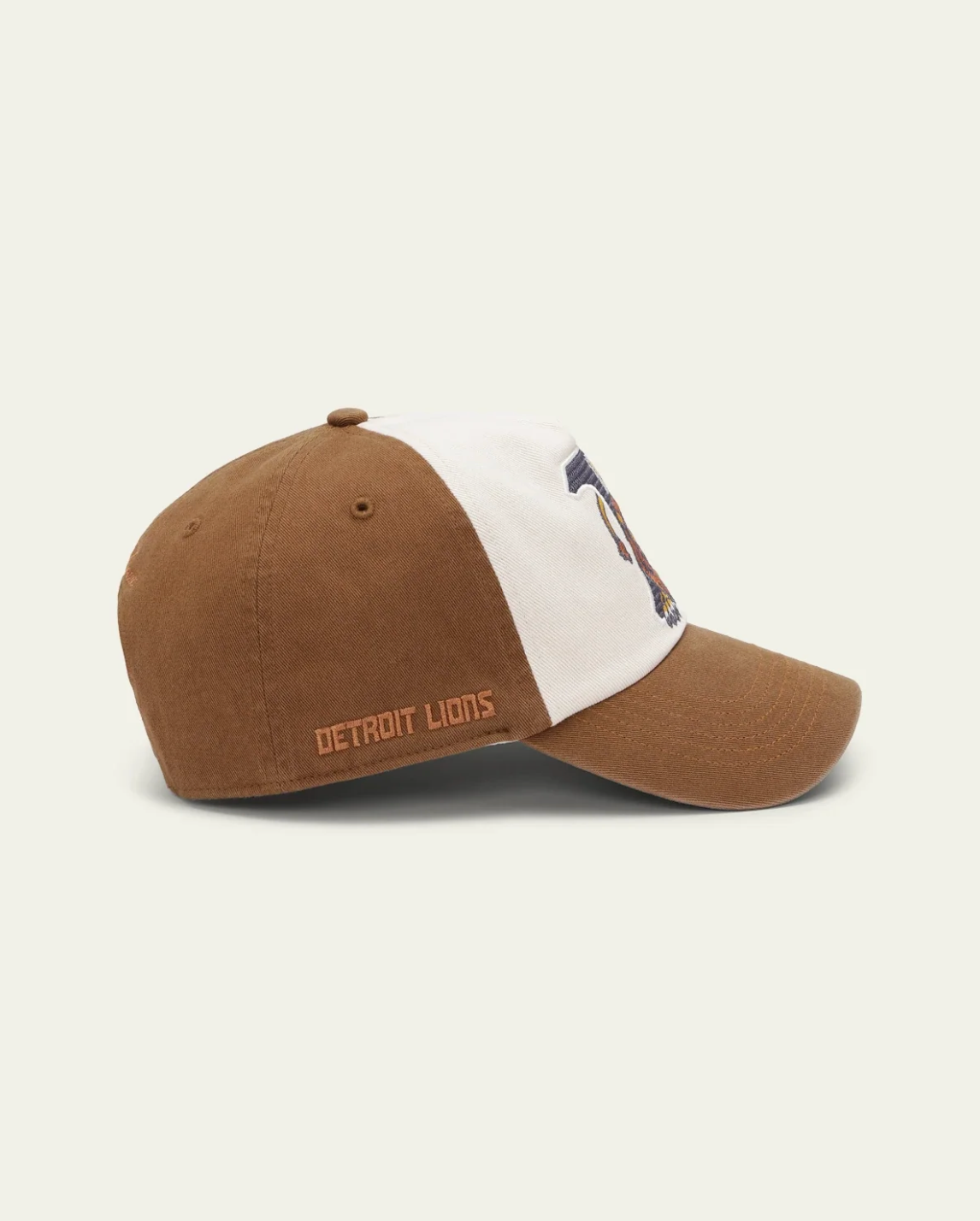 LES DEUX LD X NFL Contrast Pinch Front cap i brun med kontrastdetaljer