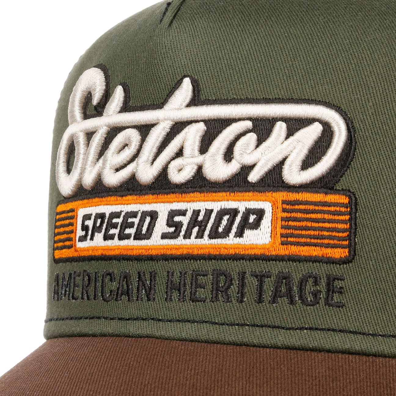 Stetson - Speed Shop - Trucker Cap - Olive/Brown - Headz Up 