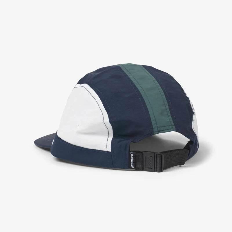 Pasteelo - STRIPE Unstructured Cap - Navy/White/Dark Teal - Headz Up 