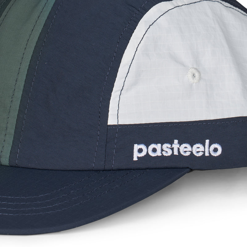 Pasteelo - STRIPE Unstructured Cap - Navy/White/Dark Teal - Headz Up 