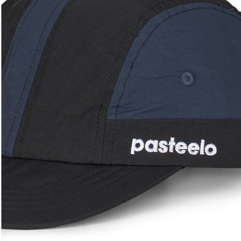 Pasteelo - STRIPE Unstructured Cap - Black/Navy - Headz Up 