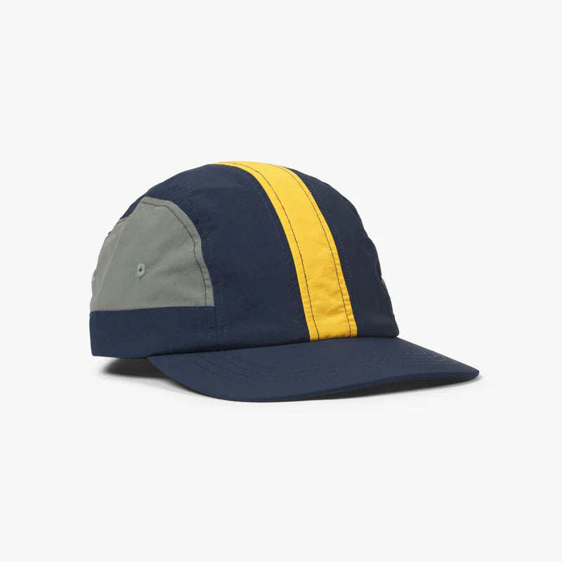 Pasteelo - STRIPE Unstructured Cap - Navy/Olive/Gold - Headz Up 