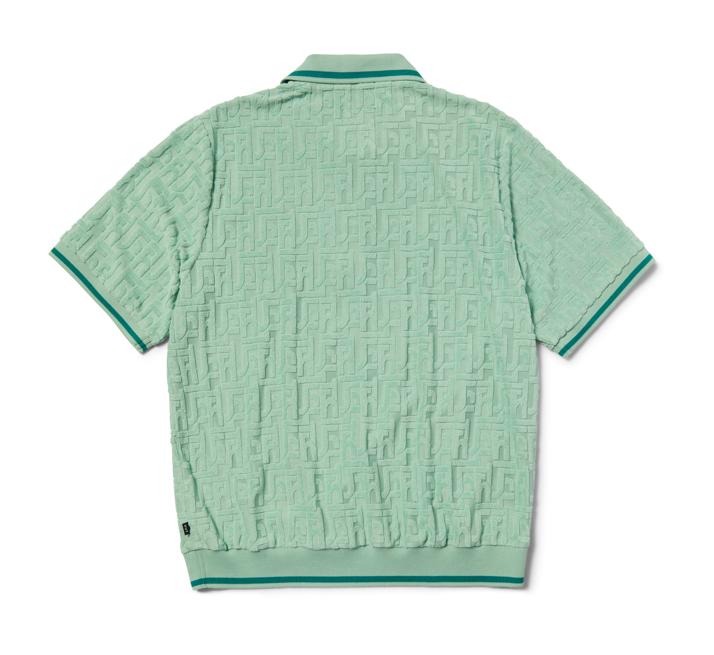 HUF - Tether jacquard S/S Terry Top - Jade - Headz Up 