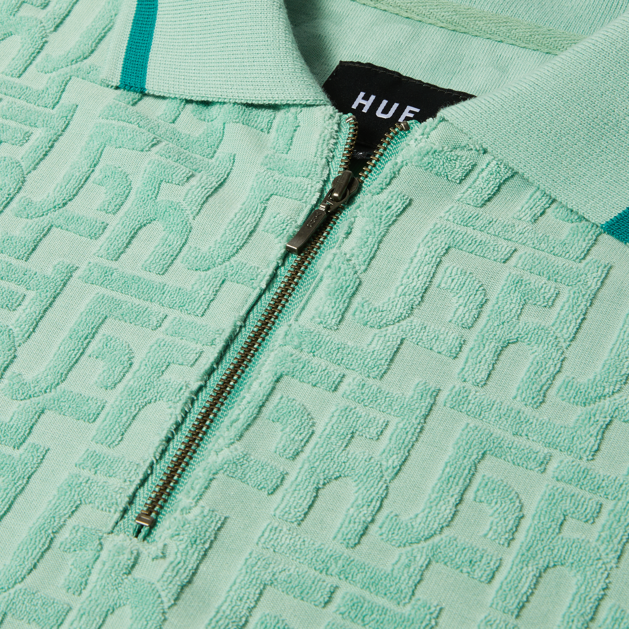 HUF - Tether jacquard S/S Terry Top - Jade - Headz Up 
