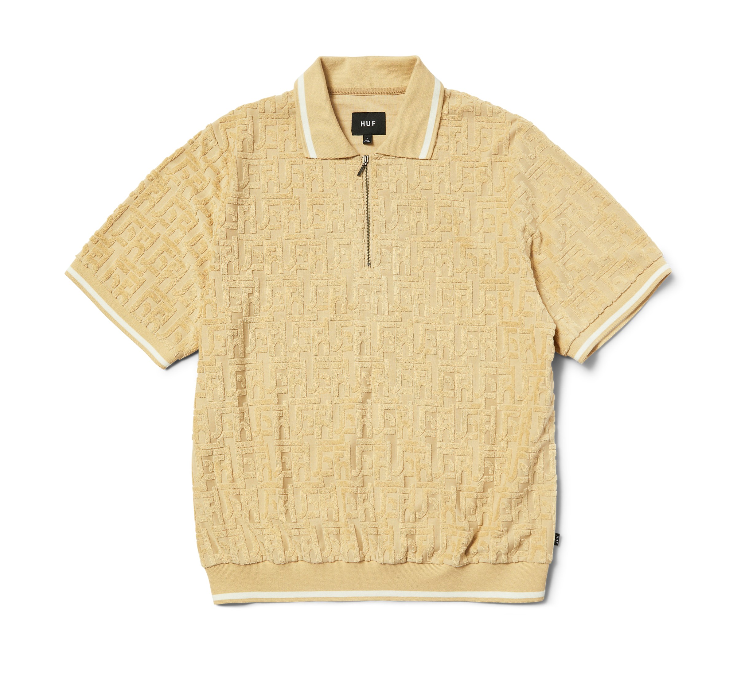 HUF - Tether jacquard S/S Terry Top - Twill - Headz Up 