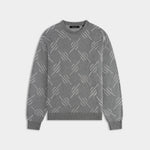 DAILY PAPER - Tevin Monogram Knit Sweater - Grey - Headz Up 