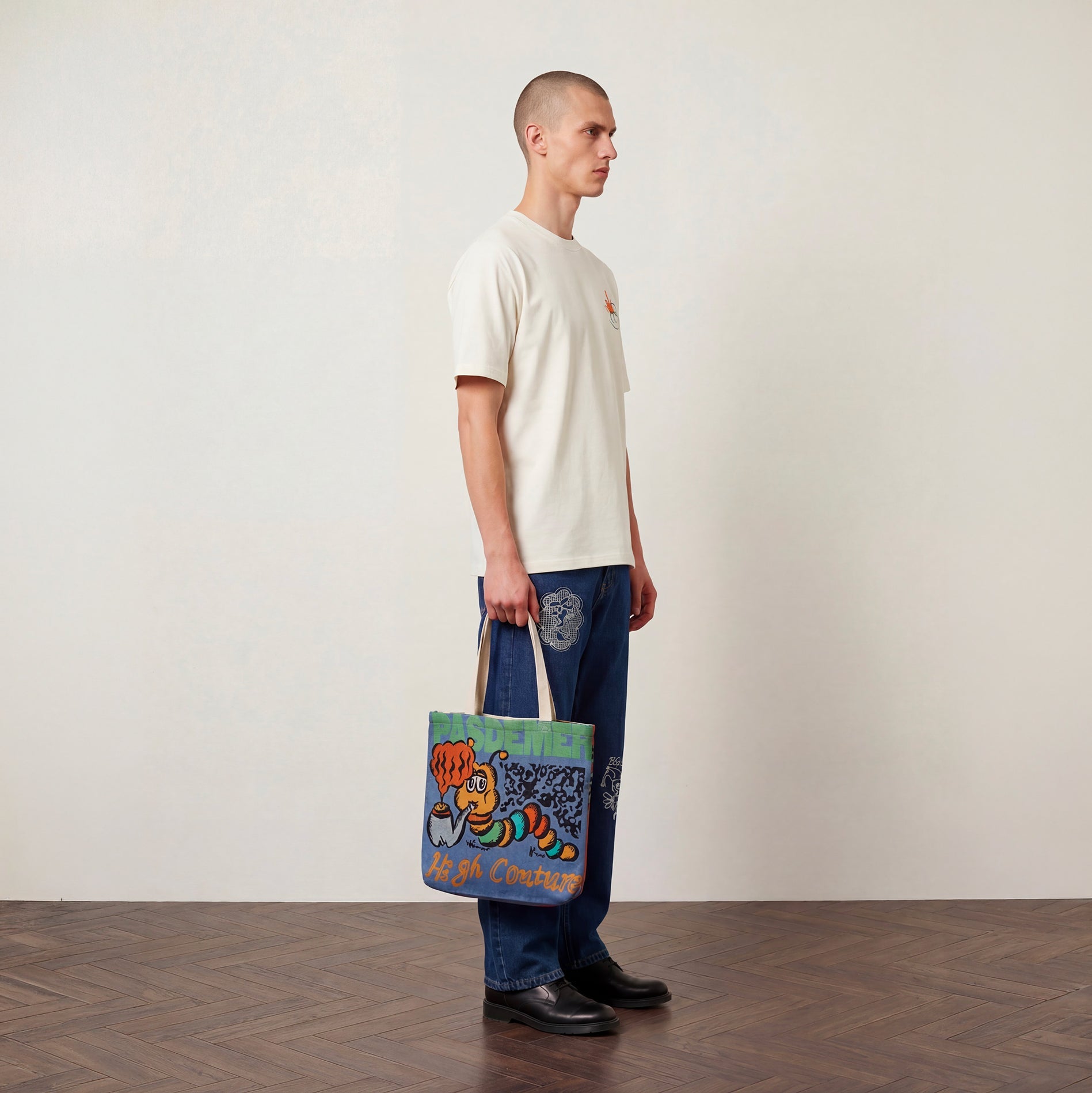 PAS DE MER - Caterpillar Tote Bag -  Multicolor - Headz Up 