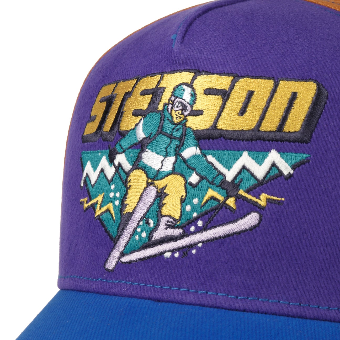 Stetson - Trucker Cap - Ski - Purple/Blue/Orange - Headz Up 